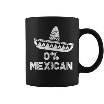 0 Mexican With Sombrero And Mustache For Cinco De Mayo Coffee Mug - Seseable