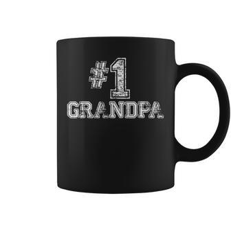 1 Grandpa T Number One Fathers Day Gift For Mens Coffee Mug | Mazezy