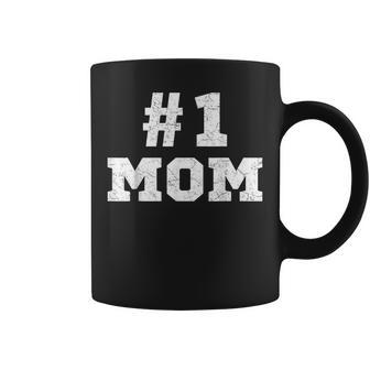 1 Mom Number One Mom Mama Mother Funny Mothers Day Coffee Mug - Thegiftio UK