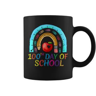 100 Days Of School - 100Th Day Of School Rainbow Girls Boys  Coffee Mug