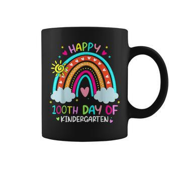 100Th Day Of Kindergarten School Rainbow 100 Days Smarter Coffee Mug - Thegiftio UK