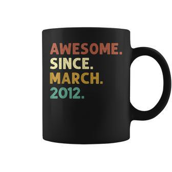 11 Years Old Awesome Since March 2012 11Th Birthday Gifts Coffee Mug - Seseable