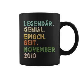12 Geburtstag November Legendär Episch Seit 2010 Tassen - Seseable