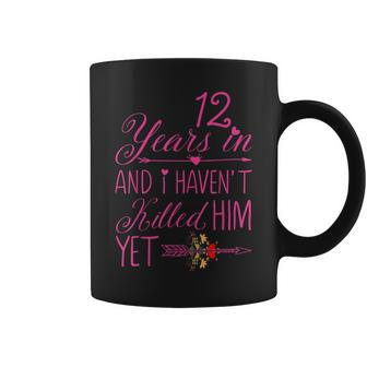 12Th Wedding Anniversary Gifts For Her Married 12 Years Coffee Mug - Seseable