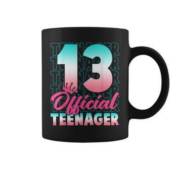 13 Official Nager 13Th Birthday Party 13 Years Old Girls Coffee Mug - Thegiftio UK