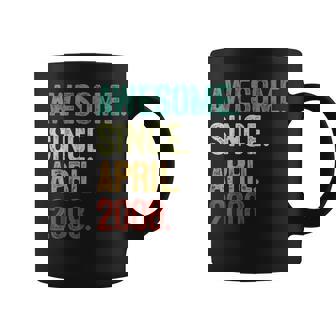 15 Years Old Awesome Since April 2008 15Th Birthday Coffee Mug | Mazezy