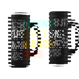 17 Years Old Gifts Legend Since March 2006 17Th Birthday Coffee Mug - Seseable