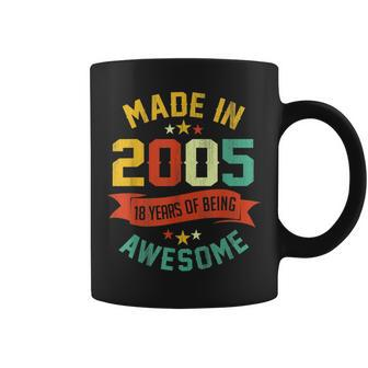 18 Year Old Gifts Made In 2005 18Th Birthday Boy Girls Ns Coffee Mug - Thegiftio UK
