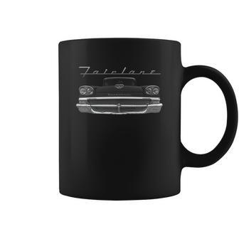 1958 Fairlane Two Side Black Coffee Mug - Thegiftio UK