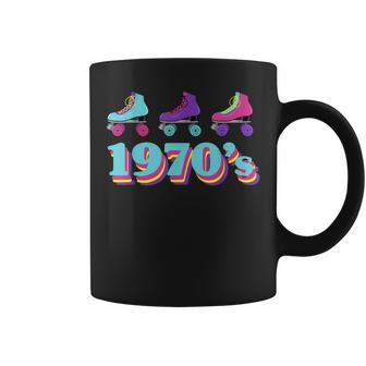 1970S Roller Skates 70S Party Costume Vintage Retro 70S Coffee Mug - Seseable