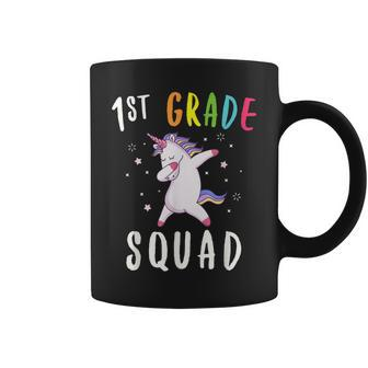 1St Grade Squad Unicorn First Grade Teacher Coffee Mug | Mazezy