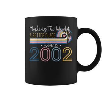 20 Year Old Woman Making The World Better Place Since 2002 Coffee Mug - Seseable