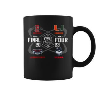 2023 Sdsu Final Four Sd Interlock Four Teams Coffee Mug | Mazezy DE