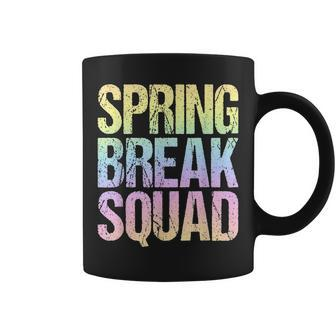2023 Spring Break Squad Pastel Rainbow Vintage Graphic Coffee Mug | Mazezy
