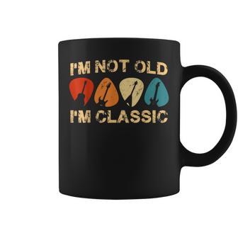 Im Not Old Im Classic Vintage Guitar For Dad Grandpa  Coffee Mug