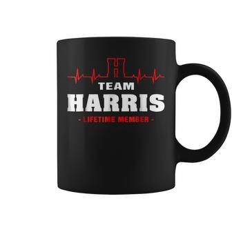 Team Harris Lifetime Member  Surname Last Name Coffee Mug