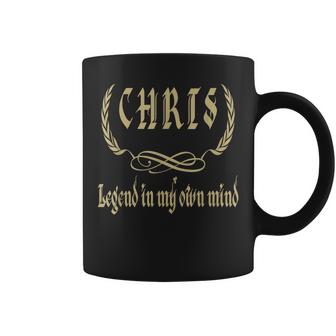 Funny Personalized Name Gift For Men Named Chris Coffee Mug