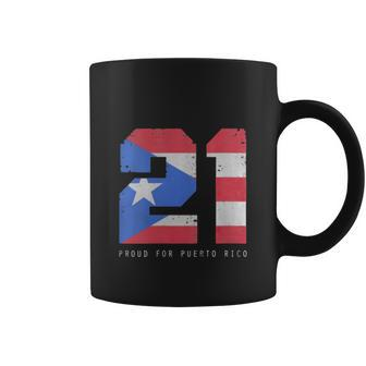 21 Proud For Puerto Rico Puerto Rico Baseball Coffee Mug - Thegiftio UK