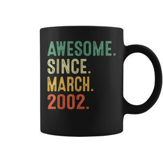 21 Years Old Gifts Awesome Since March 2002 21St Birthday Coffee Mug | Mazezy