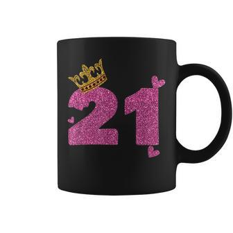 21St Birthday Crown 21 Years Old Bday Coffee Mug | Mazezy