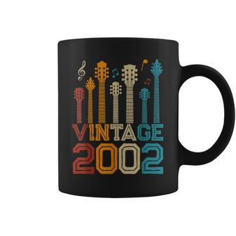 21St Birthday Gifts Vintage 2002 Guitarist Guitar Lovers Coffee Mug - Seseable