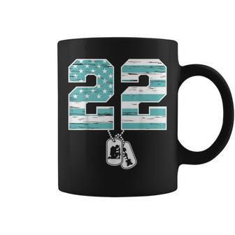 22 A Day Soldier Veteran Ptsd Awareness Coffee Mug - Seseable