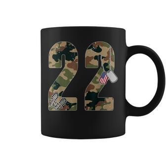 22 A Day Veteran Military Veteran Ptsd Awareness Gift Idea Coffee Mug | Mazezy
