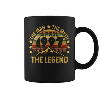 24 Years Old Birthday The Man Myth Legend April 1997 Coffee Mug - Seseable