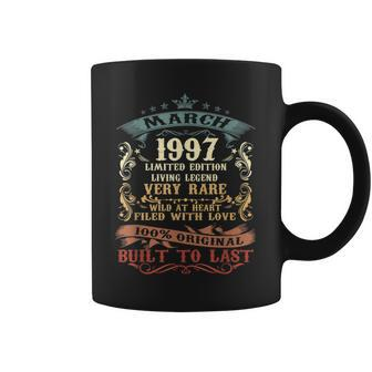26 Years Old Gifts Decoration March 1997 26Th Birthday Coffee Mug - Seseable