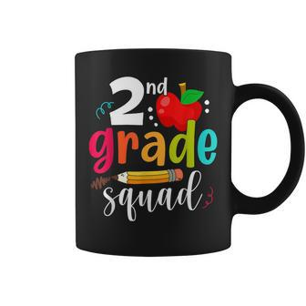 2Nd Grade Squad Second Teacher Student 100 Days Of School Coffee Mug - Seseable