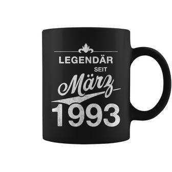 30 Geburtstag 30 Jahre Alt Legendär Seit März 1993 Tassen - Seseable