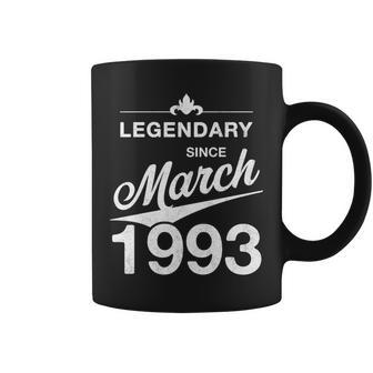 30 Geburtstag 30 Jahre Alt Legendär Seit März 1993 V6 Tassen - Seseable