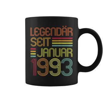 30 Geburtstag Vintage 30 Jahre Legendär Seit Januar 1993 Tassen - Seseable