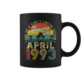 30Th Birthday Awesome Since April 1993 30 Years Old Gift Men Coffee Mug | Mazezy