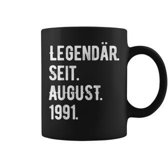 32 Geburtstag Geschenk 32 Jahre Legendär Seit August 1991 Tassen - Seseable