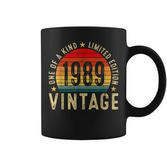 34 Year Old Gifts Vintage 1989 Limited Edition 34Th Birthday Coffee Mug - Seseable