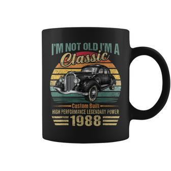 35 Year Old Vintage 1988 Classic Car 35Th Birthday Gifts Coffee Mug - Seseable