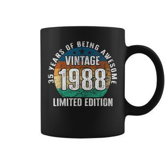 35 Years Of Being Awesome Vintage 1988 Limited Edition Coffee Mug - Seseable
