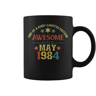 39 Year Old Awesome Since May 1984 39Th Birthday Coffee Mug - Seseable