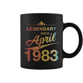 40 Geburtstag 40 Jahre Alt Legendär Seit April 1983 V6 Tassen - Seseable