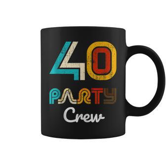 40 Party Crew - 40 Year Old Vintage 1983 40Th Birthday Gift Coffee Mug | Mazezy