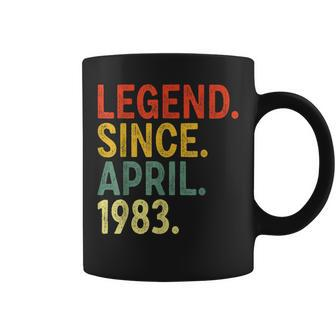 40 Year Old Legend Since April 1983 40Th Birthday Coffee Mug | Mazezy