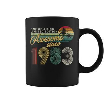 40 Years Old Awesome Since 1983 40Th Birthday Decorations Coffee Mug | Mazezy CA