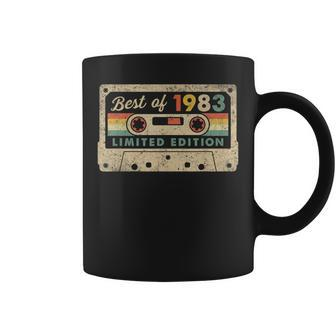 40Th Birthday 40 Years Old Best Of 1983 Vintage 80S Cassette Coffee Mug - Seseable