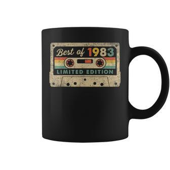 40Th Birthday 40 Years Old Best Of 1983 Vintage 80S Cassette Coffee Mug | Mazezy