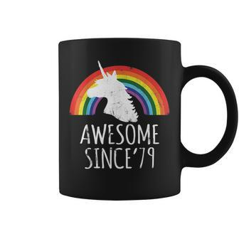 40Th Birthday 40 Years Old Unicorn Awesome Since 1979 Shirt Coffee Mug