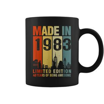 40Th Birthday Made In 1983 Limited Edition 40 Years Old Coffee Mug | Mazezy
