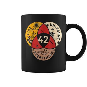42 Answer To Life Universe And Everything Science Vintage Coffee Mug - Seseable