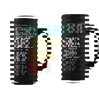 44 Years Old Legend Since April 1979 44Th Birthday Coffee Mug | Mazezy