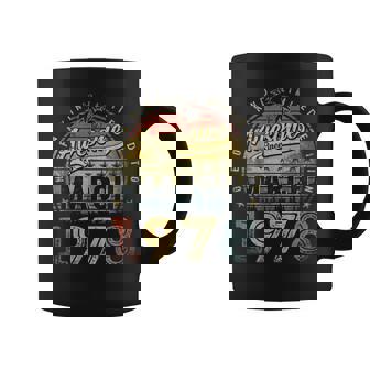 45 Year Old Awesome Since March 1978 45Th Birthday Coffee Mug | Mazezy